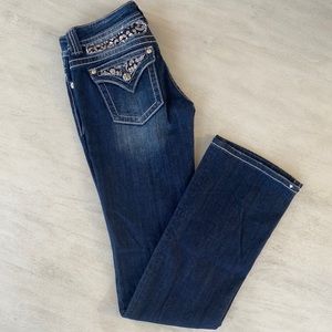 Miss Me Jeans 28 X 34 leopard sequin